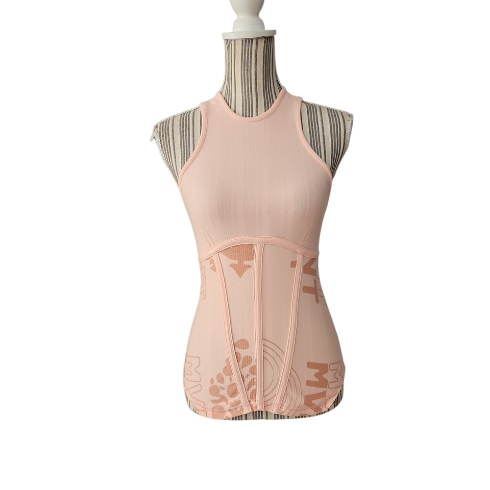 Women's Pink Sleeveless Top